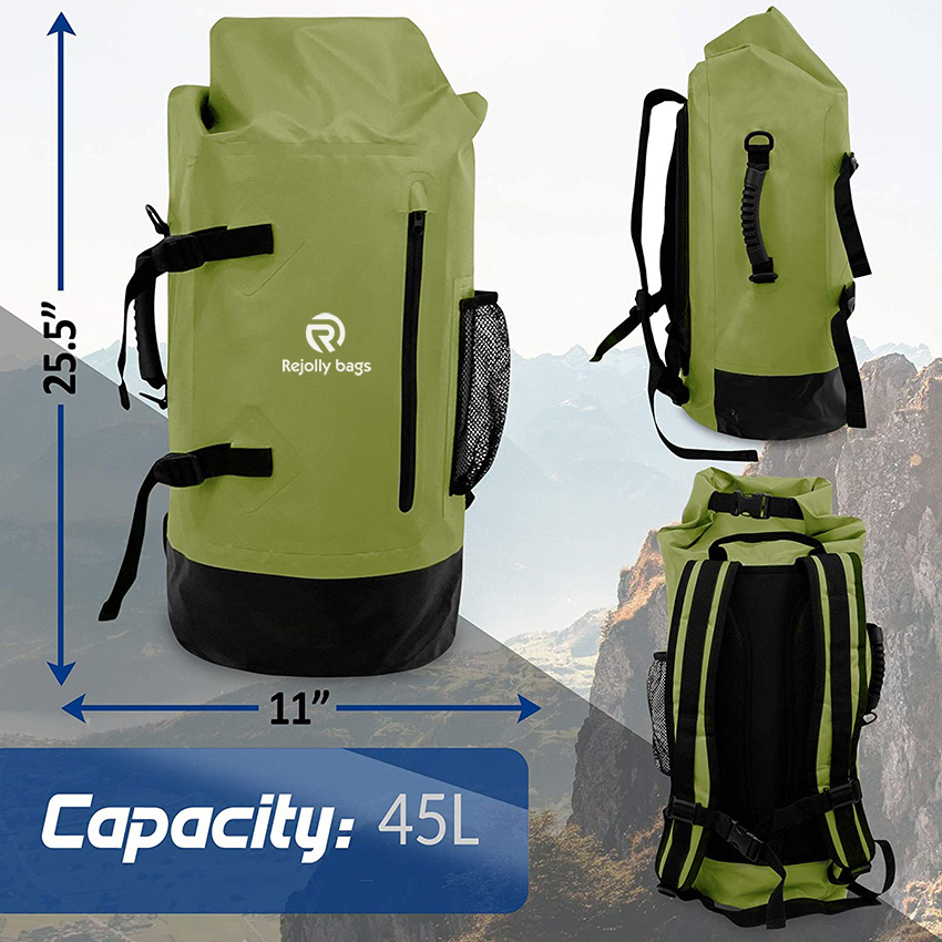 Waterproof Heavy Duty Backpack for Kayaking, Camping, Fishing, Hiking Bag