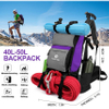 Camping Backpack with Waterproof Rain Cover for Men, Outdoor Sport Travel Daypack for Climbing Bag