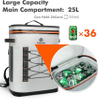 Lightweight Insulated Cooler Bag, Waterproof& Laekproof Large Capacity Backpack Cooler Bag for Travel, Picnics, Hiking, Fishing, Kayaking, Sports Dry Bag