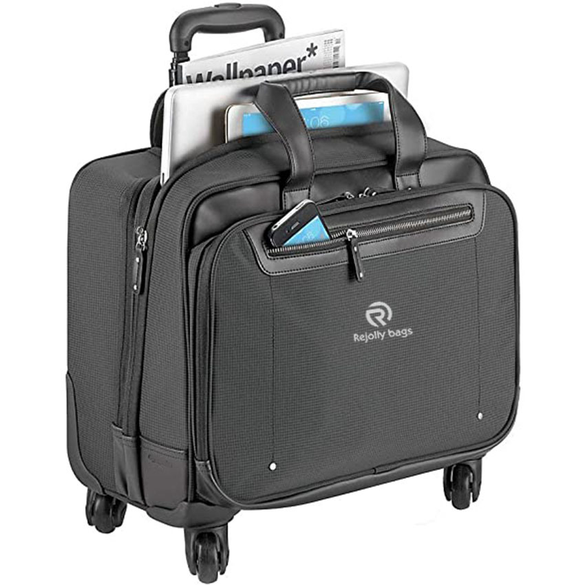 Large Spacious Compartment Accommodating Roolling Case for Business Roller Bag