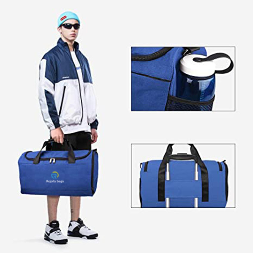 Gym Duffle with Shoe Compartment and Wet Pocket for Women Swim Sports Travel Bag