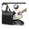 Gym Duffle Carry on Backpack with Shoe Compartment & Wet Pocket for Traveling Bag
