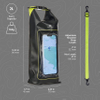 Lightweight Waterproof Roll Top Dry Phone Bag for Camping, Travel, Swimming, Kayaking, Beach