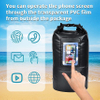 20L Dry Sack Waterproof Bag with Bottle Holder and Cell Phone Window Lightweight Dry Storage Bag