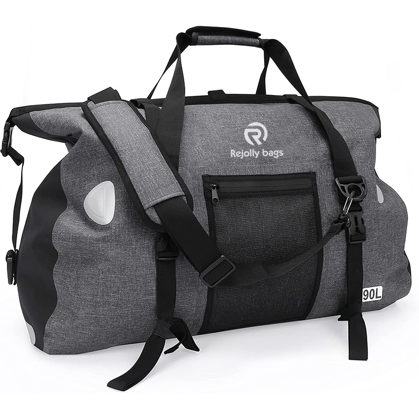 Waterproof Duffel Bag 90L Heavy Duty Adventure Bag for Boating Kayaking Motorcycling Hunting Camping Rafting Fishing Dry Bag