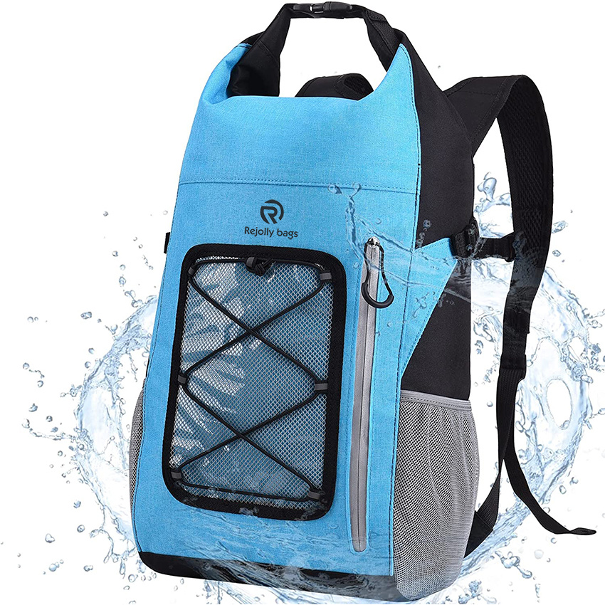 20L Ultralight Kayak Roll Top Drybags Floating Large Dry Sacks Marine Set with Pocket for River Boating Camping Surfing Boat Dry Bag