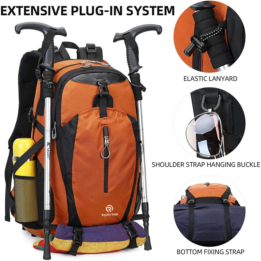 40L Waterproof Hiking Backpack Outdoor Sport Trekking Camping Bag