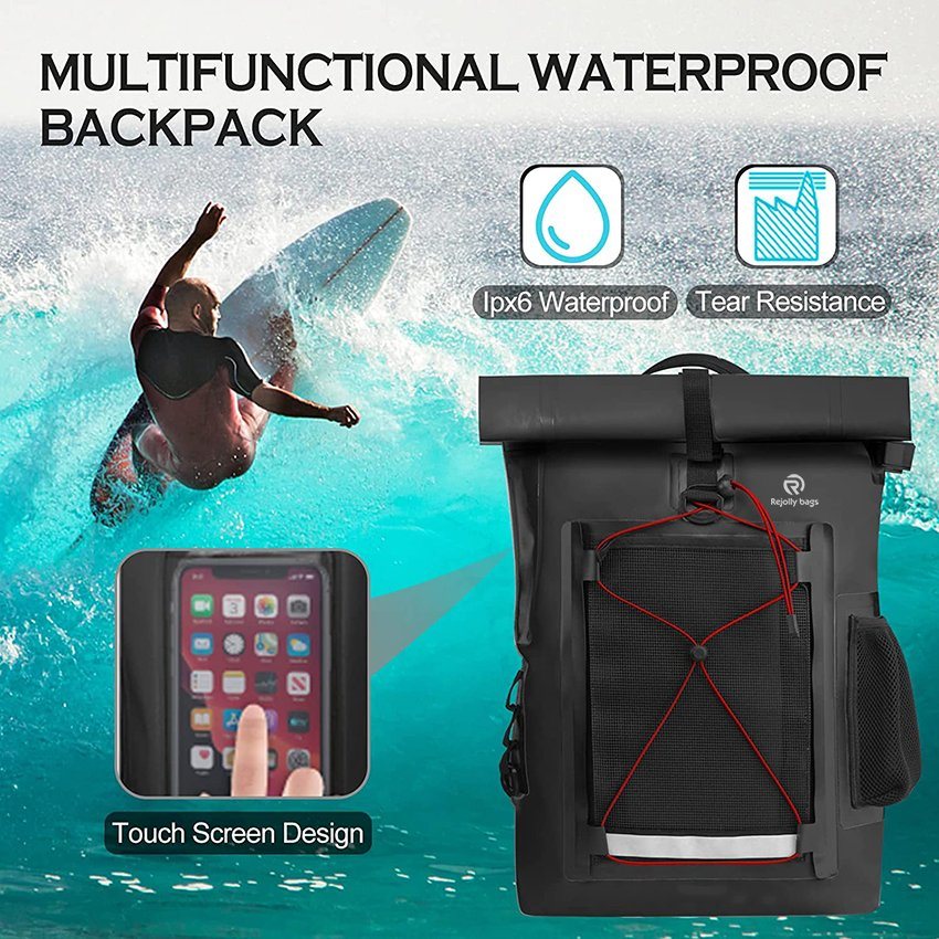 Roll Top Dry Sack Backpack Waterproof Bag Floating Dry Bag for Kayaking Dry Bag