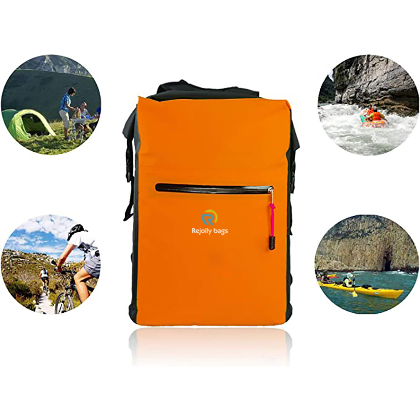 Multi-Use Dry Pack Waterproof Backpack for Skiing, Hiking, Swimming, Boating, Fishing, Camping, Fishing, Canoeing Bag