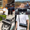 Universal Motorcycle Handlebar Bag Waterproof with Shoulder Strap Saddlebag Motorcycle Barrel Roll Tool Bag