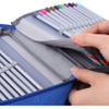 Multi Layer Large Capacity Foldable Case Zippered Pen Bag with Zipper for Artists Students Office Pen Bag RJ21651