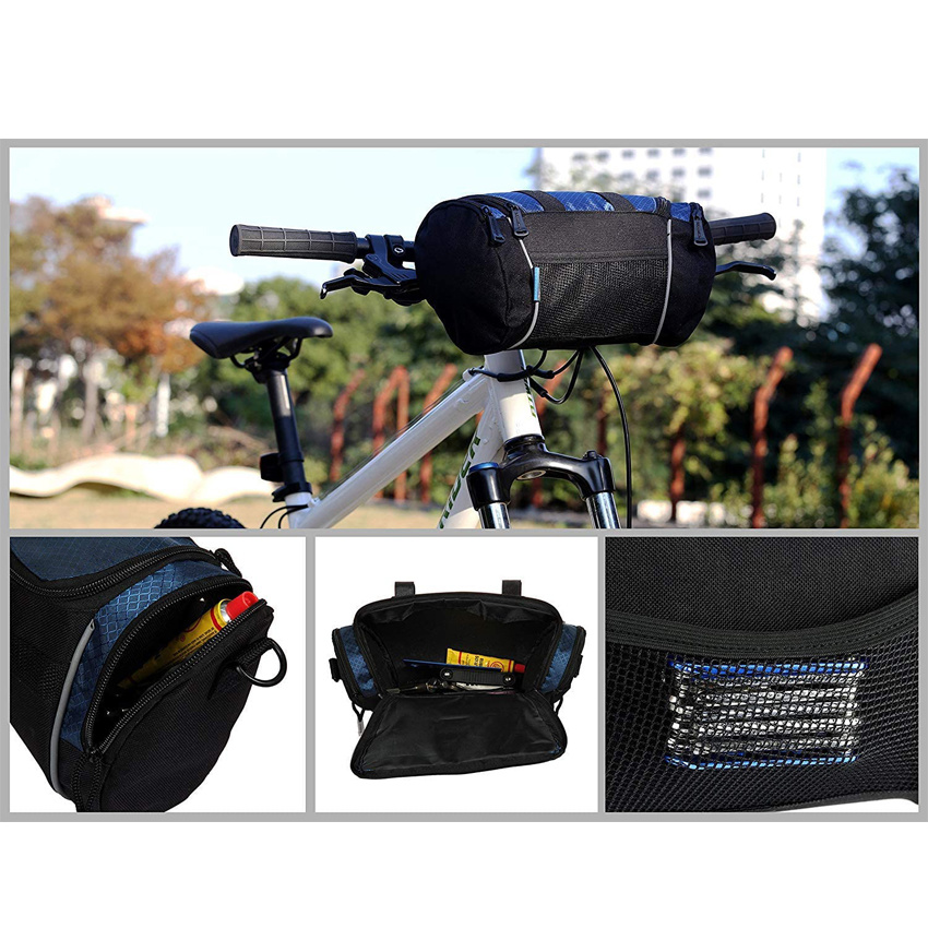 Bicycle Travel Sports Handlebar Bag Front Frame Pack Bike Front Basket Bag