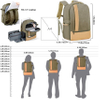 Lightweight Outdoor Backpack Camera Backpack Fashion Canvas Photography Bag