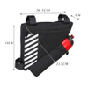 Triangle Bag Waterproof Tool Bag Bike Sports Travel Touring Commuting Full Frame Bag Cycling Bag