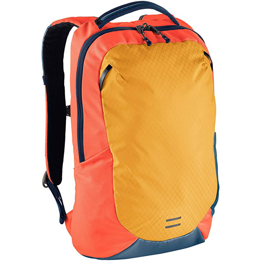 Sustainable Large Durable Yellow Travel Bag Urban Backpack for Vacation or Business Travel