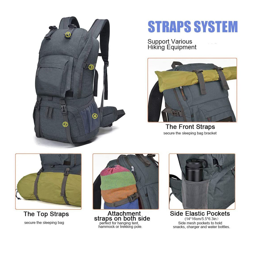 Climbing Bag Outdoor Hiking Backpack Military Backpack Travel Fashion Luggage Bag