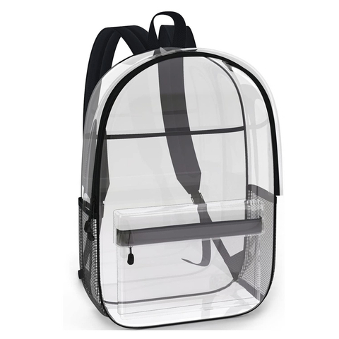 Super Heavy Duty Clear Backpack Transparent School Bags Best Travel Daypack Stylish Daypack