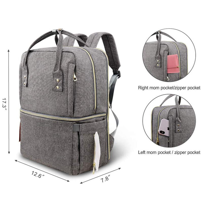 Multifunctional Mummy Bag Designer Woman Diaper Bag Travel Popular Bags