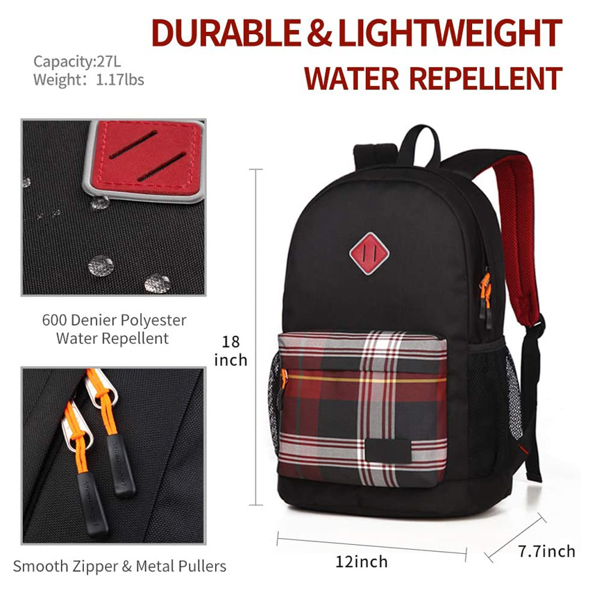 Water Resistant School Backpack for Women Men Travel Backpack Casual Daypack College School Bag