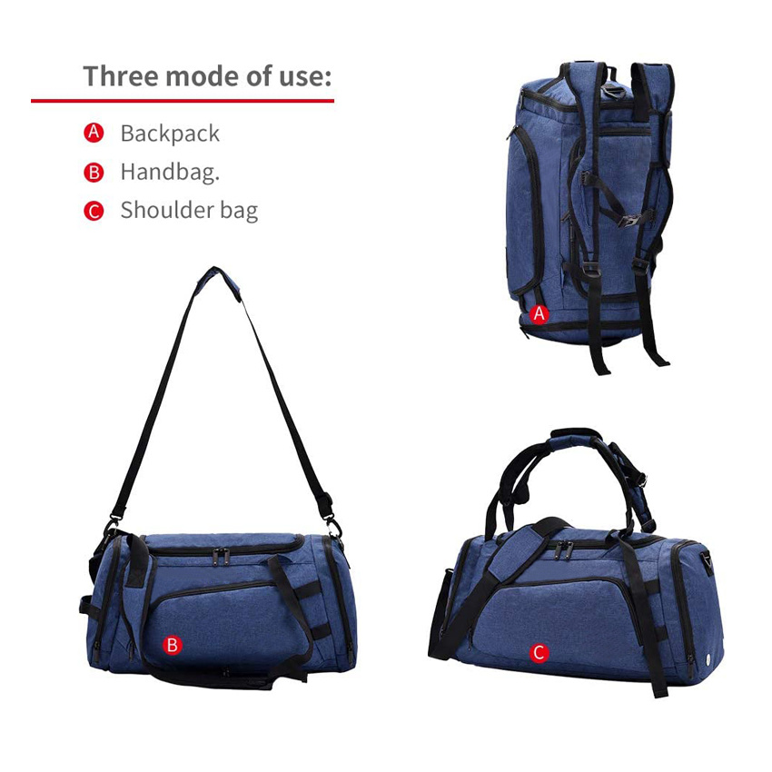 Waterproof Sports Gym Travel Duffel Bag Large Storage Tote Luggage Bag