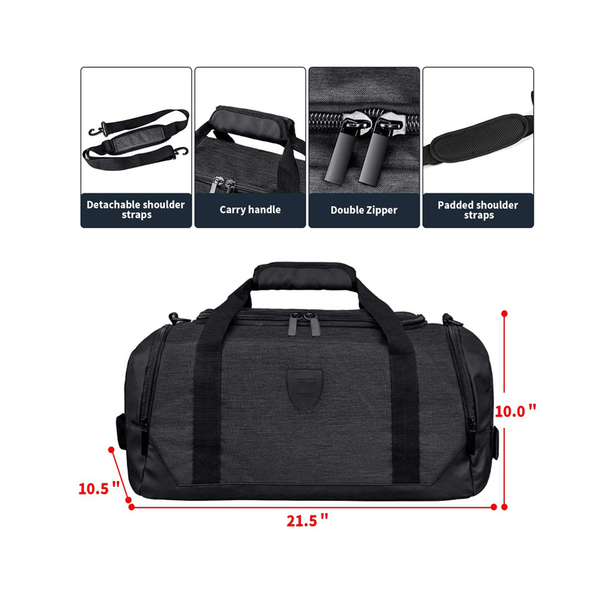 Wholesale Luggage Bags Travel Duffel Bag Sports Gym Bag Portable Lightweight Shoulder Bag