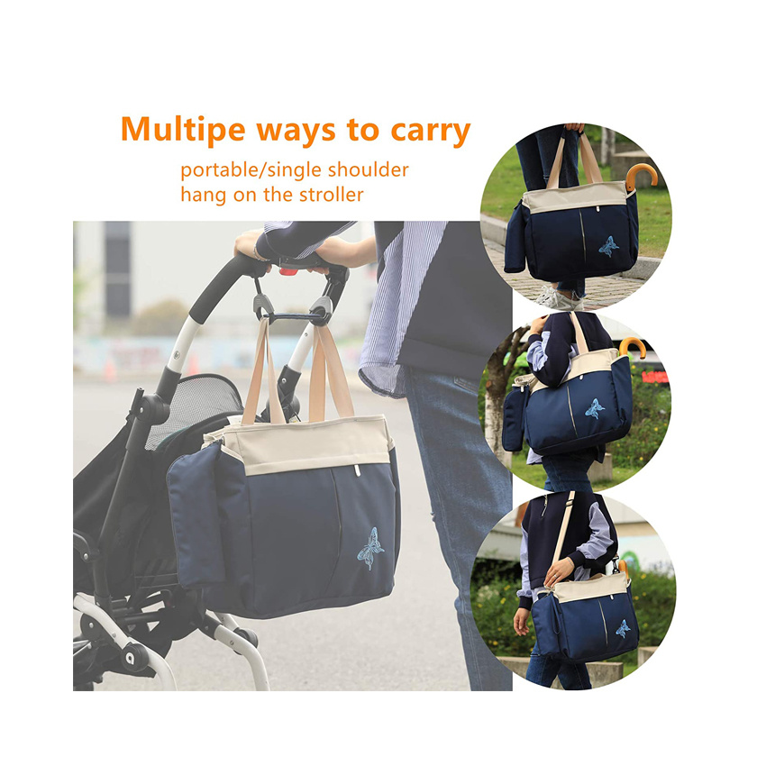 Large Travel Diaper Bag Tote Bag Multifunctional Baby Bag Fashion Wholesale Woman Bag