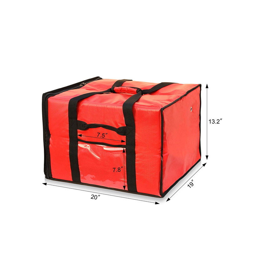 Wholesale Insulated Pizza Delivery Cooler Bags for Large Food Delivery Bag Lunch Thermal