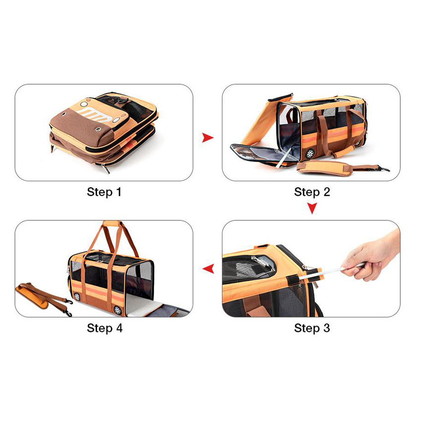 Pet Products Pet Supplies Pet Cage Ventilated Pet Bags Dog Cat Carrier