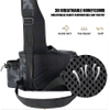 Portable Fishing Tackle Sling Pack with Rod Holder Fly Fishing Bag RJ21781