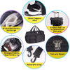 Sports Gym Bag Duffle Bag with Shoes Compartment, Weekend Travel Bag Overnight Bag for Women, Foldable Water Resistant Holdall Sports Bag RJ196190