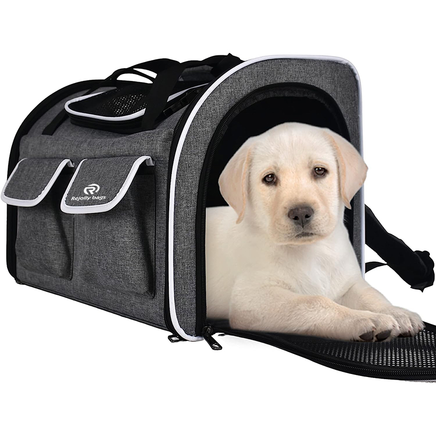 Pet Carrier Airline Approved Dog Carrier Cat Carrier for Small Medium Dogs, Medium Large Cats, Dog Bag for Travelling, Dog Carrying Bag Pet Bag RJ20695