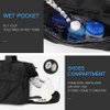 Waterproof Travel Duffel Bags Small Workout Bag Durable Sports Carry On Holdall Bag with Shoes Compartment Sports Bag RJ196186
