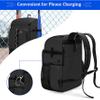 Softball Bat Bag for Youth and Adults with Separate Shoe Space and Multiple Pockets for Essentials Baseball Bags RJ19672