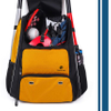 T-Ball & Softball Bat Bag with Shoes Compartment for Youth, Boys Girls and Adult, Lightweight Baseball Bag with Fence Hook Hold Bat Baseball Bags RJ19673