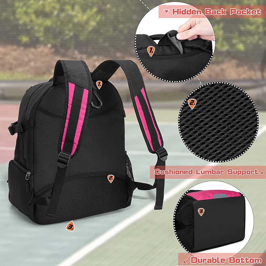 Basketball Equipment Backpack with External Ball Net and Shoe Compartment for Soccer, Basketball and Volleyball Training Ball Bag RJ196109