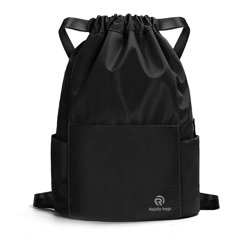 Waterproof Drawstring Gym Backpack Bag for Men & Women, Sport Gym Sack Mini Travel Daypack Ball Bag RJ196125