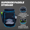Pickleball Backpack for Men and Women - Fits 2 to 4 Paddles - Shoe Compartment, Fence Hook, Storage Pockets for 2 Water Bottles Storage Sports Bag RJ196148