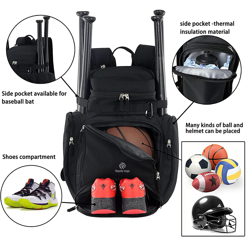 Basketball backpack bag With Large shoe and ball compartment, soccer backpack basketball training equipment Sports Bag RJ196158