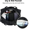 Gym Duffel Bag with Wet Pocket Shoes Compartment Portable Overnight Weekender Travel Yoga Sports Bag RJ196168