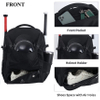 Multipurpose Gear Backpack with Fence Hook and Shoe Compartment, Can Hold Sports Gear such as Helmet, Ball, Gloves, Shoes Baseball Bags RJ19662