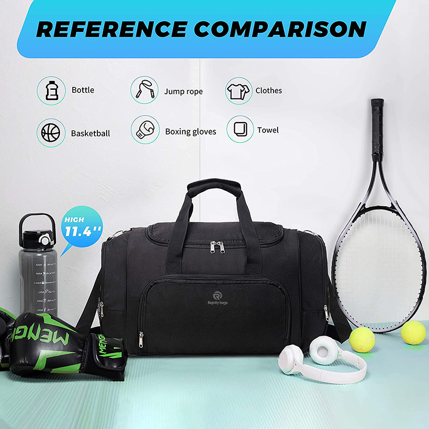 Large Gym Bag for Women and Men Lightweight Duffel Bag with Water Bottle Pocket for Sports Gym Travel Duffel Bags RJ204210