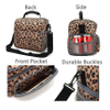 Insulated Picnic Bag Beach Cooler Bag Leopard Thermal Insulation Food Bag