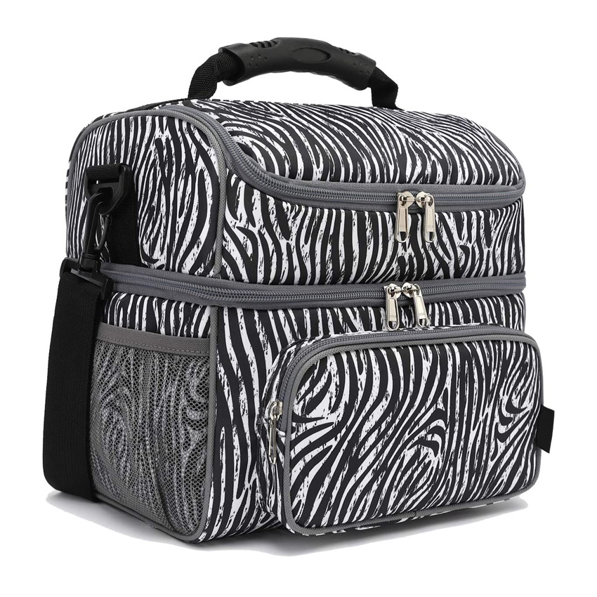 Double Layer Multifunctional Insulation Bag Hot Cold Pack Portable Student Meal Bag