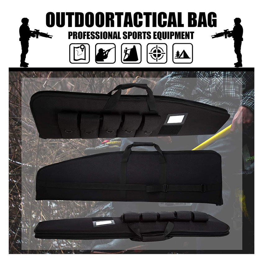 Durable Waterproof Soft Rifle Padded Shooting Tactical Outdoor Sports Bags Hunting Bag with Multi Pocket