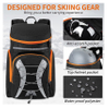 Ski Boot Bag Snowboard Boot Backpack Waterproof Travel Luggage Pack