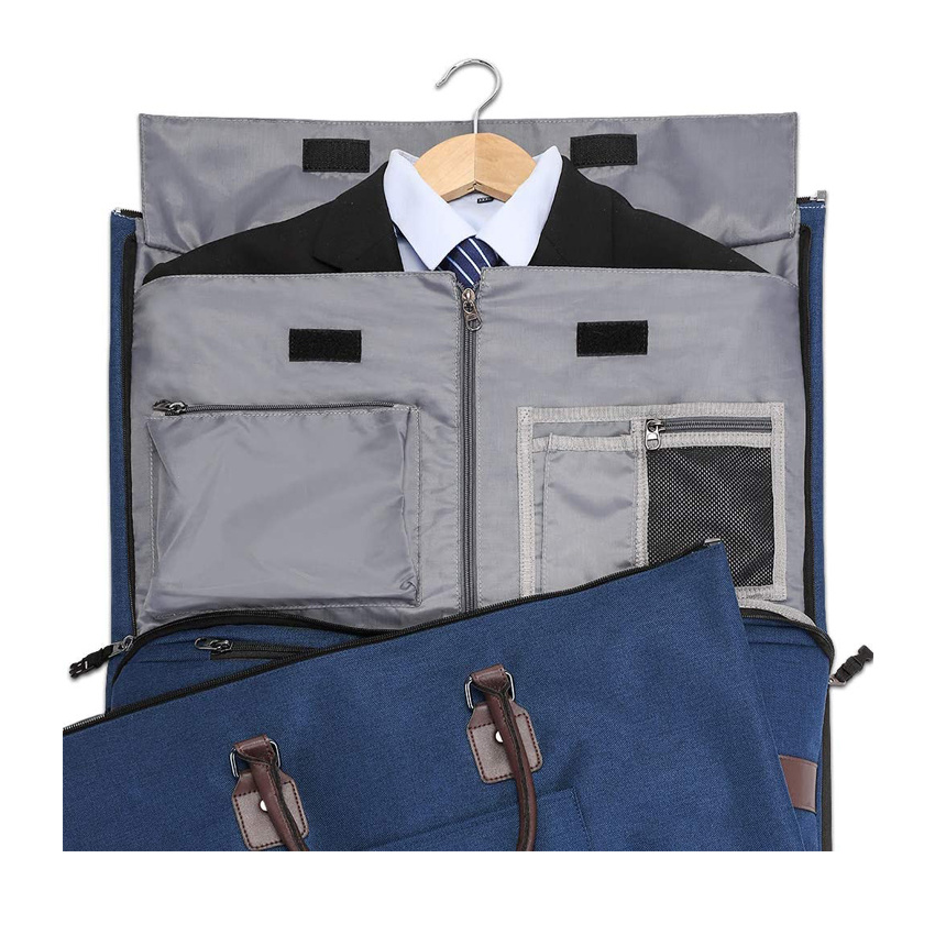 Convertible Garment Bag with Toiletry Bag 2 in 1 Hanging Suitcase Suit Travel Bags