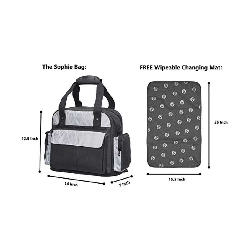 Large Baby Diaper Bag Backpack for Mother Water-Resistant Insulated Travel Children Bag