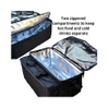 Large Cooler Bag Food Delivery Beach Bag Hot Cold Pack Beverage Bottle Bag