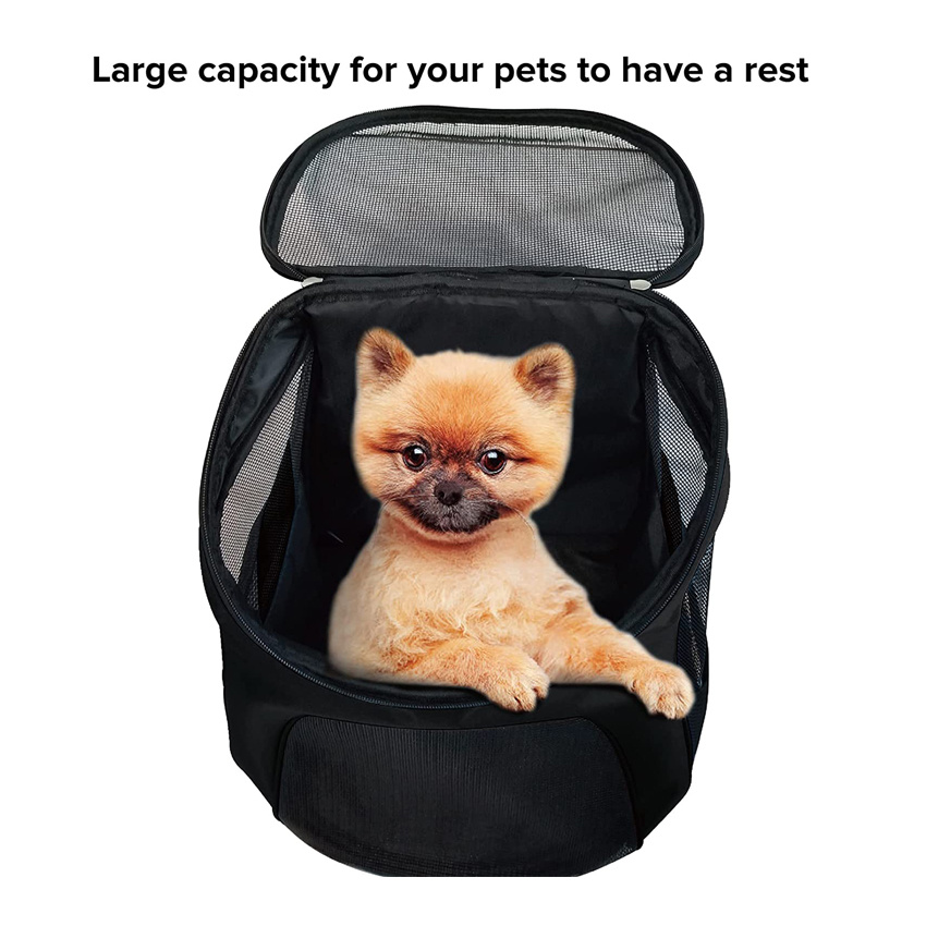 Pet Backpack Carrier for Small Dogs Ventilated Pet Carrier for Puppy and Kitty