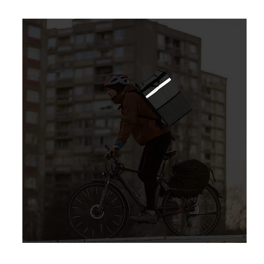 Thermal Insulated Food Delivery Backpack Reusable Cooler Bag Camping Beach Bag